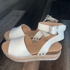 Soda White Espadrille Sandal from Buckle